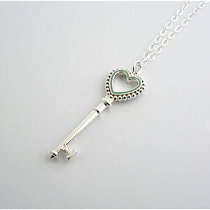 Tiffany Silver Key necklace